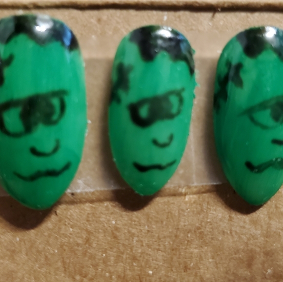 Frankenstein Press On Nails - Picture 3 of 3